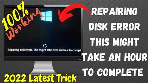 Cara Mengatasi Laptop Repairing Disk Error Windows 10